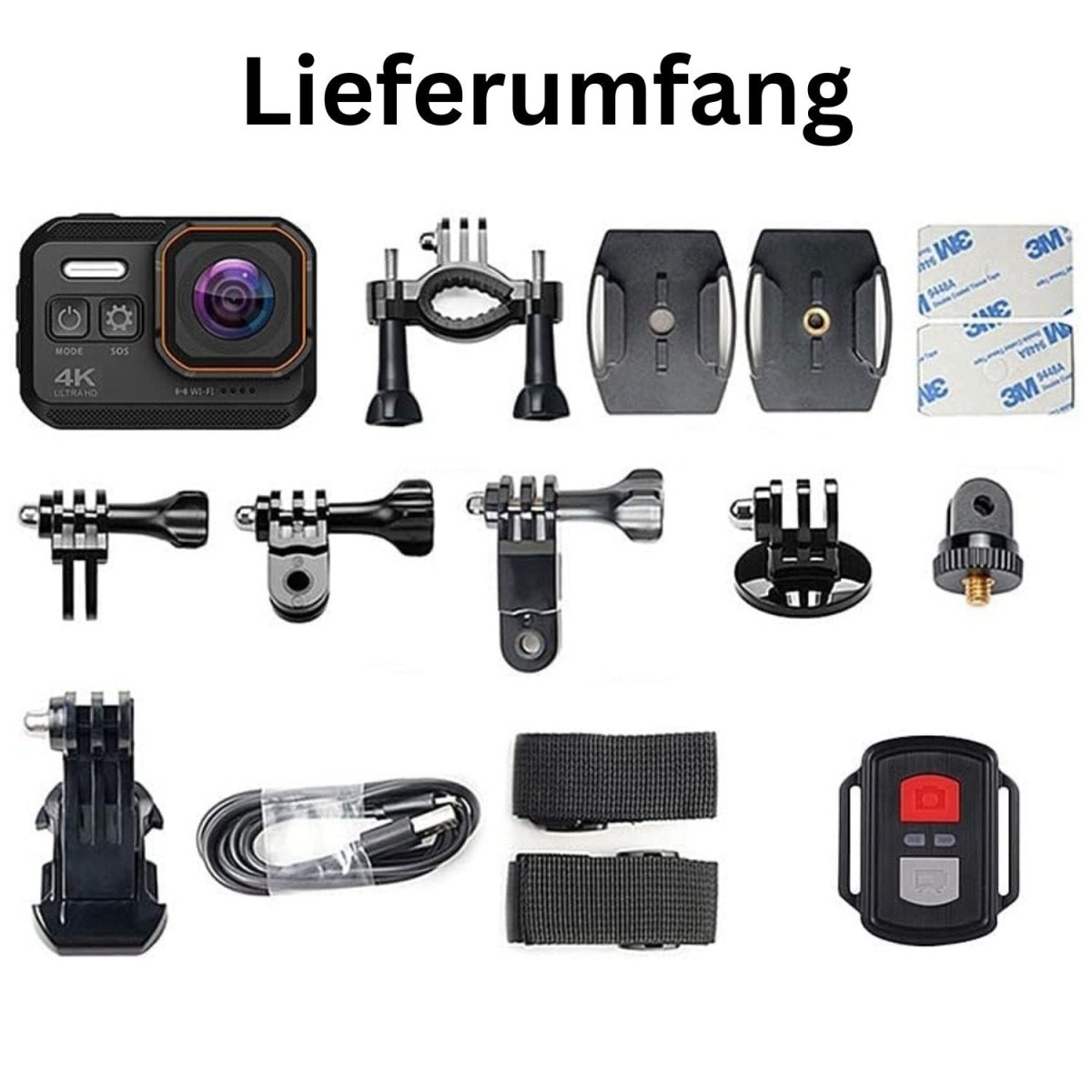 Elebest 4K Action Cam Ultra-HD Outdoor-Kamera