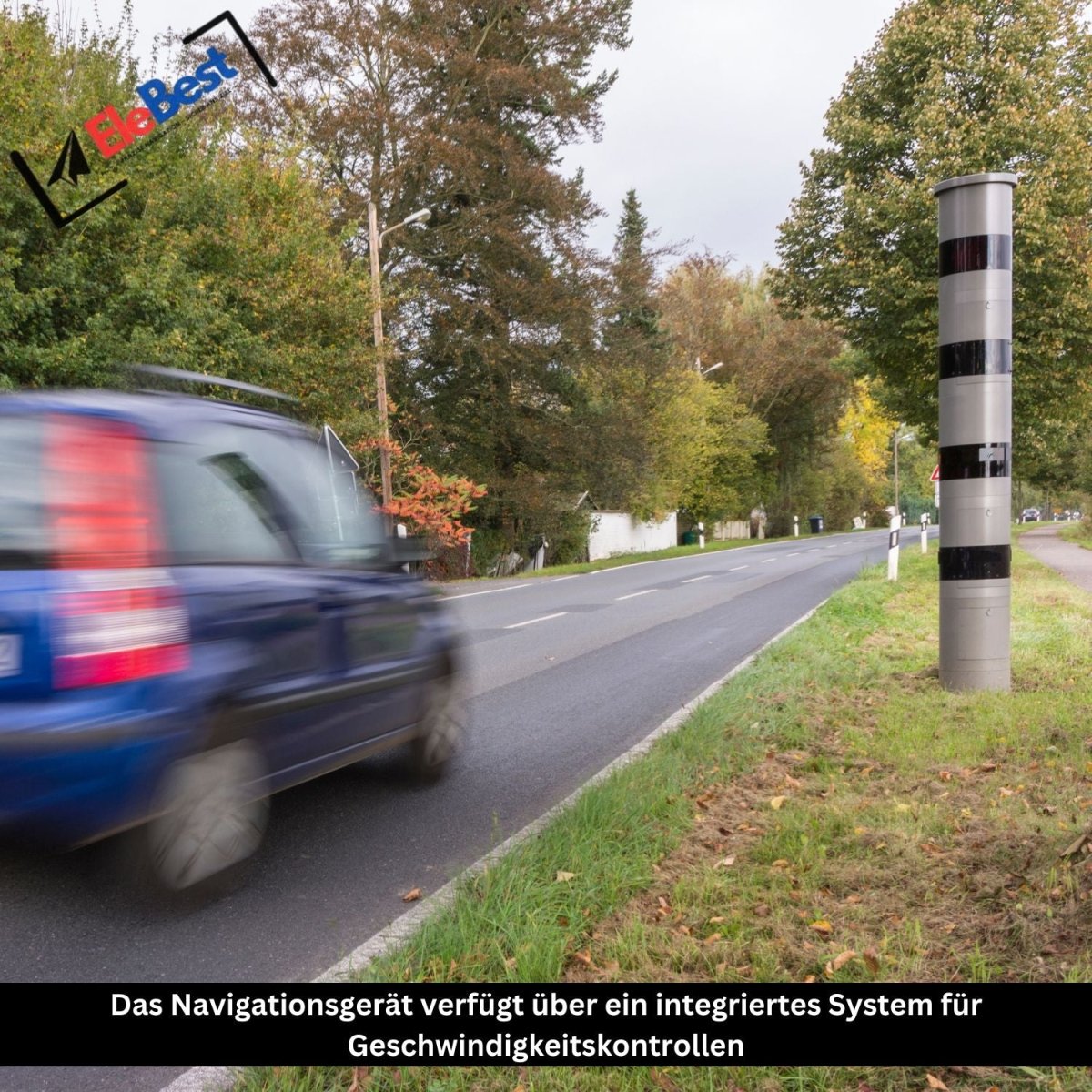 Elebest 80T mit Fahrspurassistent und Abbiegehinweisen