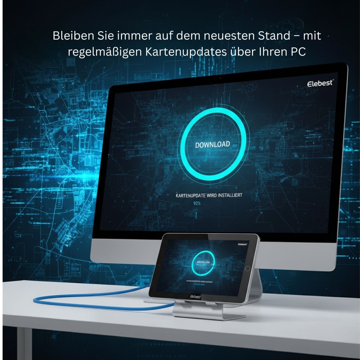 Elebest Navigationsgerät für Auto, Wohnmobil und Lkw