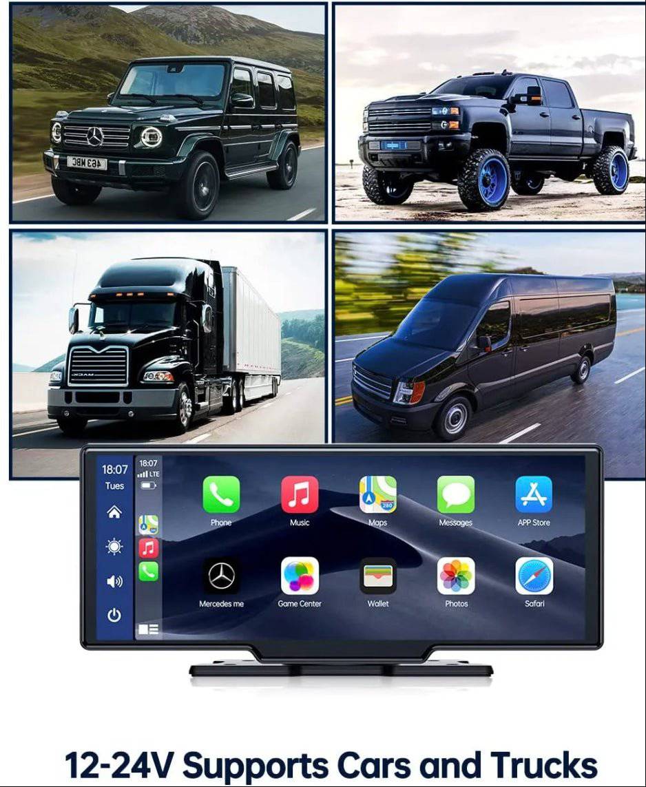 Elebest CarPlay 1026 10,26 Zoll Widescreen-Navi zum Nachrüsten