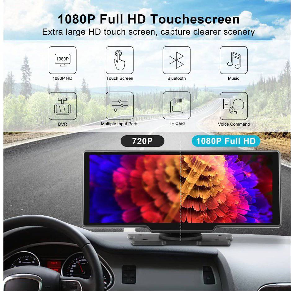 Elebest CarPlay 1026 10,26 Zoll CarPlay und Android Auto Navi