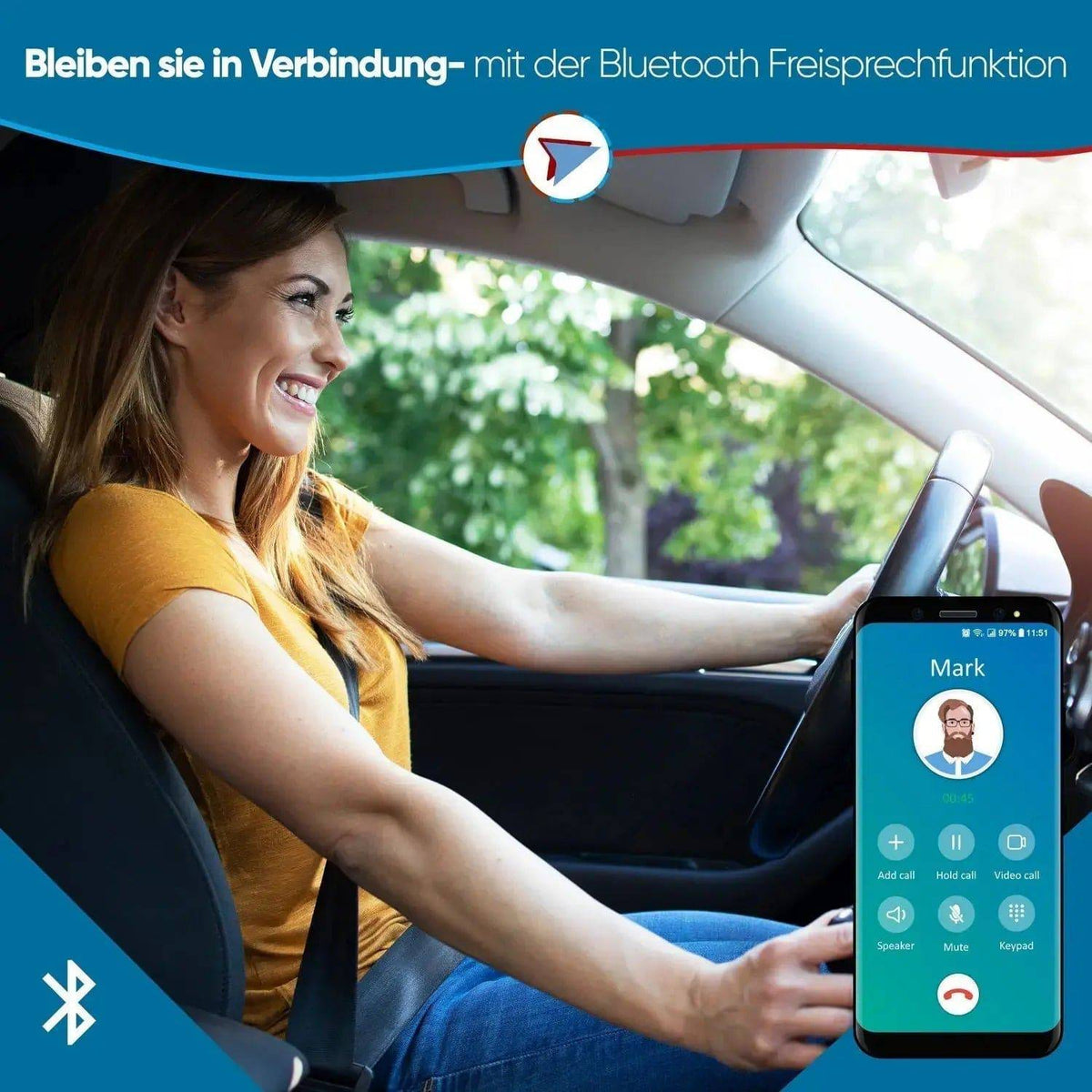 Elebest 90KT Navi mit Rückfahrkamera für mehr Sicht beim Rangieren