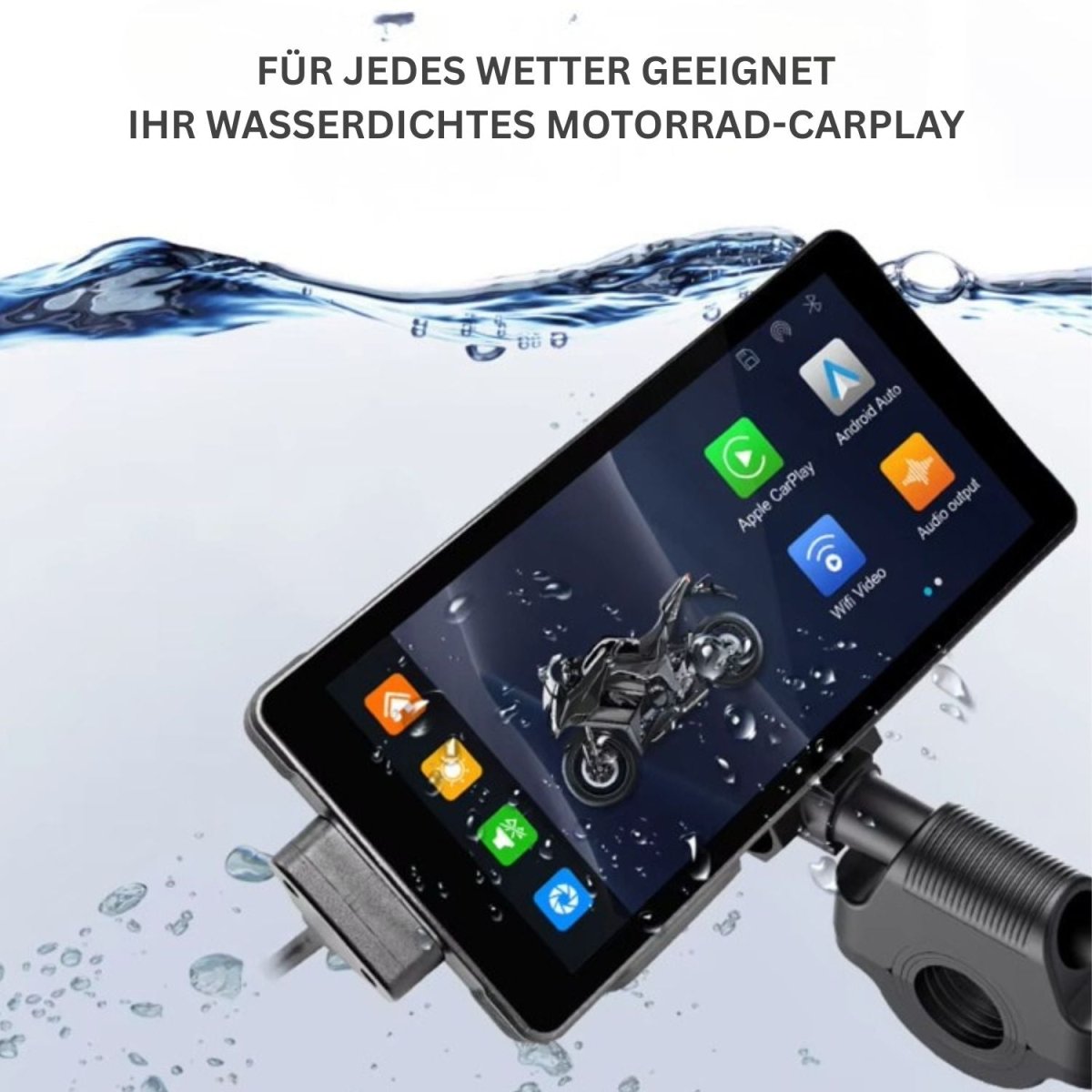 Elebest ProCam 200X 5,5 Zoll CarPlay Motorrad Display mit 5 GHz WiFi