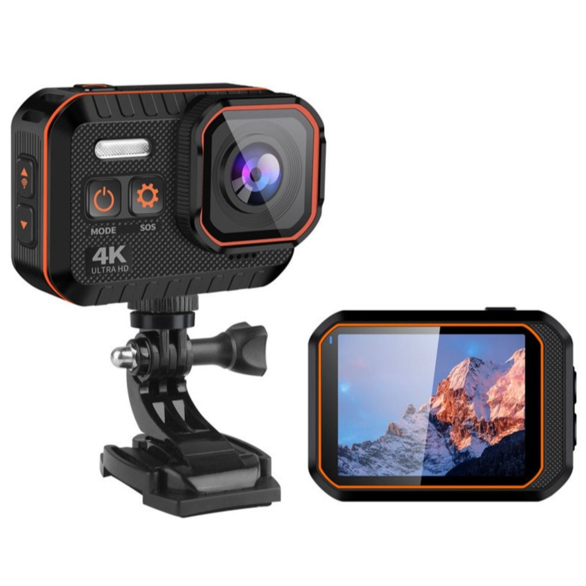 Elebest 4K Action Cam für Motorrad, Auto und Outdoor-Abenteuer
