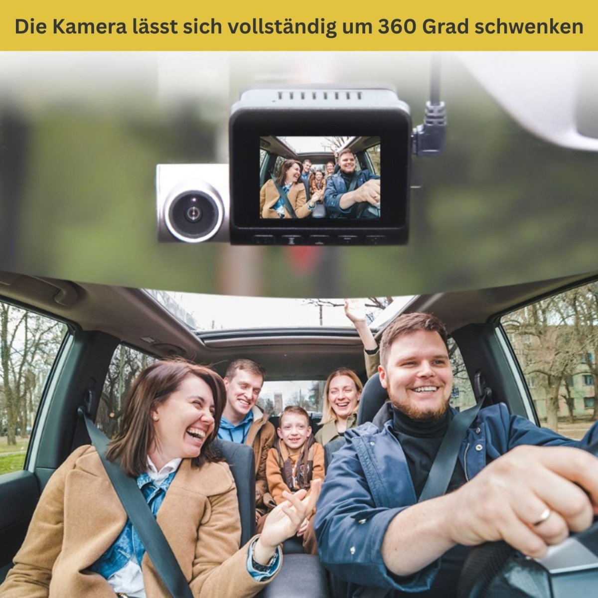 Elebest 4K Dual-Dashcam mit 24h Parkmodus