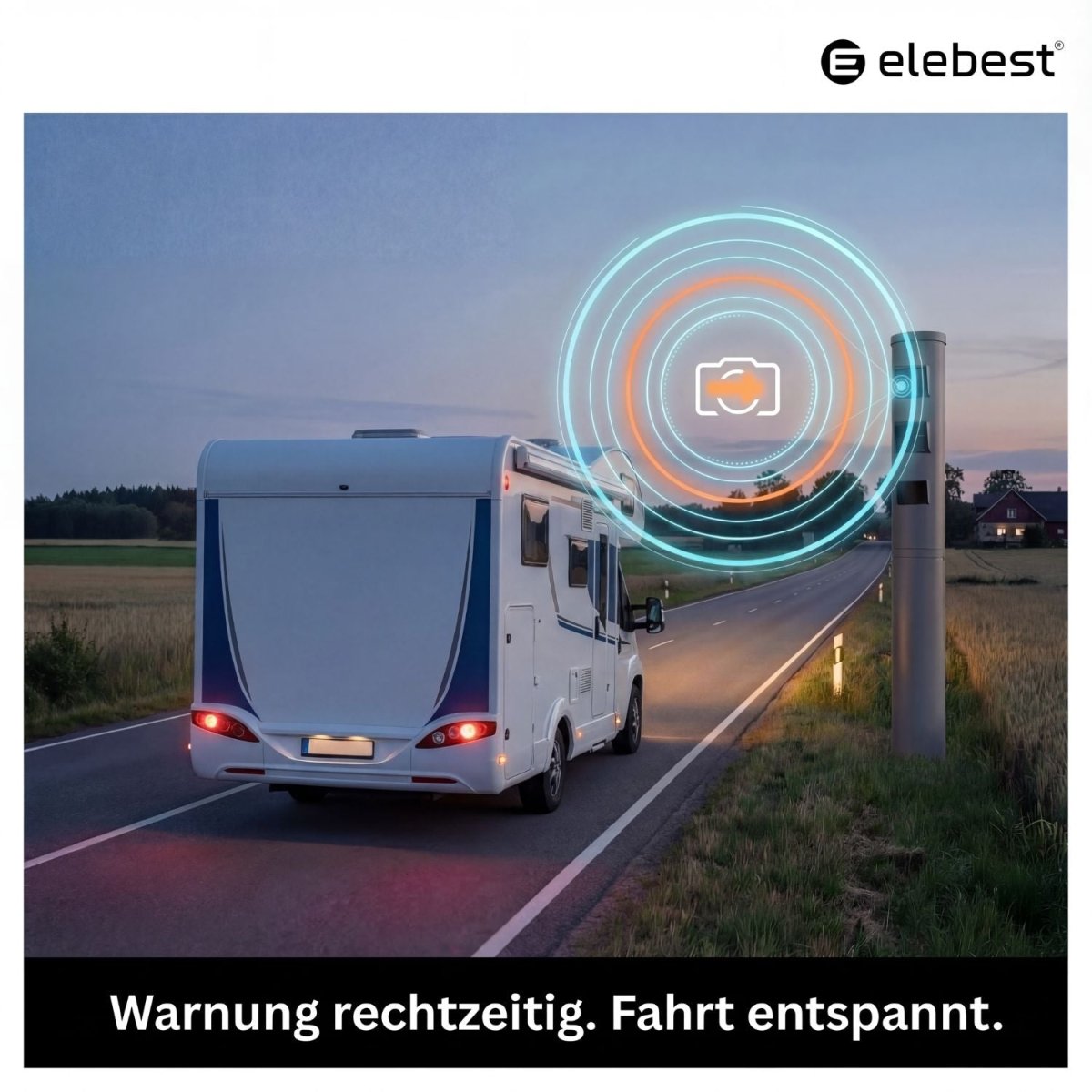 Elebest City 90 Camper mit 2-in-1 Camper-Modus für Wohnmobil und Auto