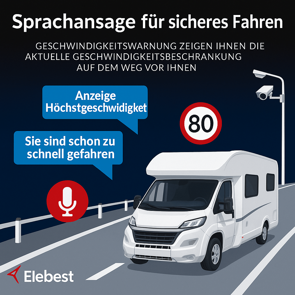 Elebest 90KA 9 Zoll Navigationsgerät mit Rückfahrkamera-System