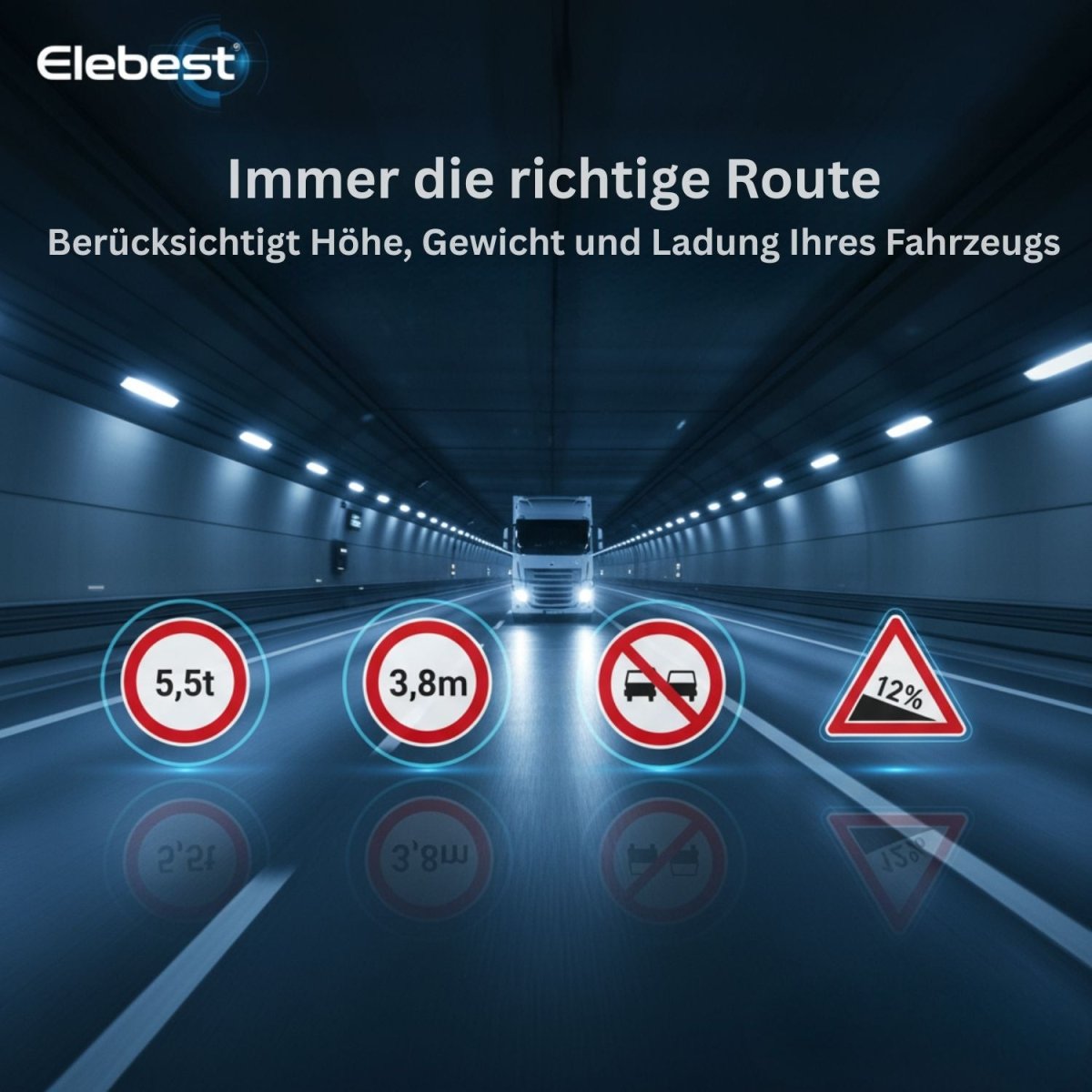 Elebest City 70AT mit Sprachführung und Abbiegehinweisen