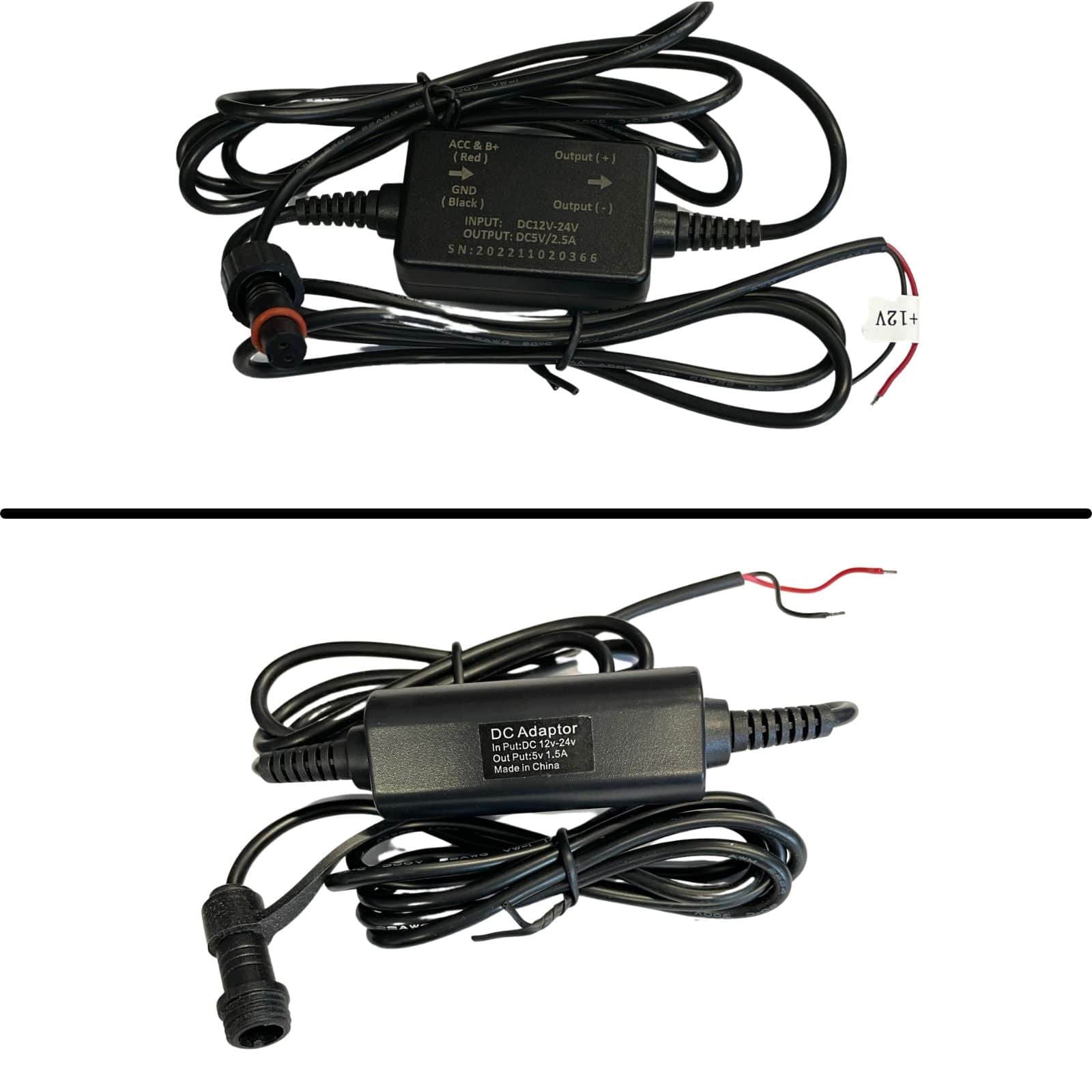 Elebest 12-Volt-Ladekabel-Adapter für Motorrad-Navis