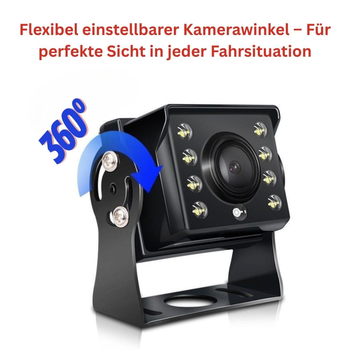 Elebest Rückfahrkamera für Wohnmobil mit 170 Grad Weitwinkel und IP67