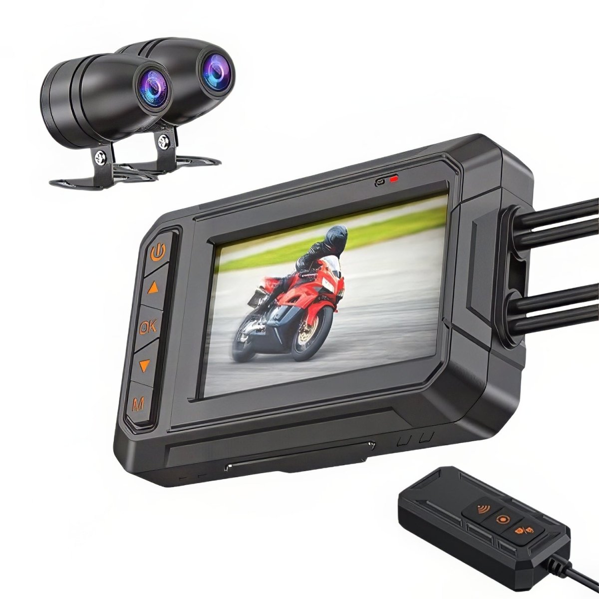 Elebest M10 Pro Motorrad-Dashcam mit Vor- und Rückkamera