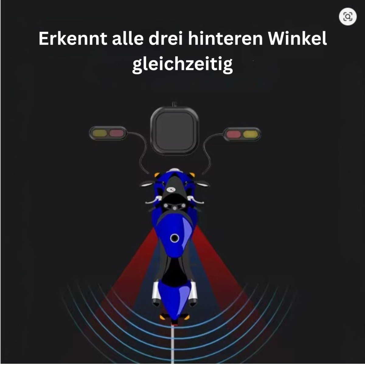 Elebest Toter-Winkel-Warnsystem für Motorrad und E-Bike