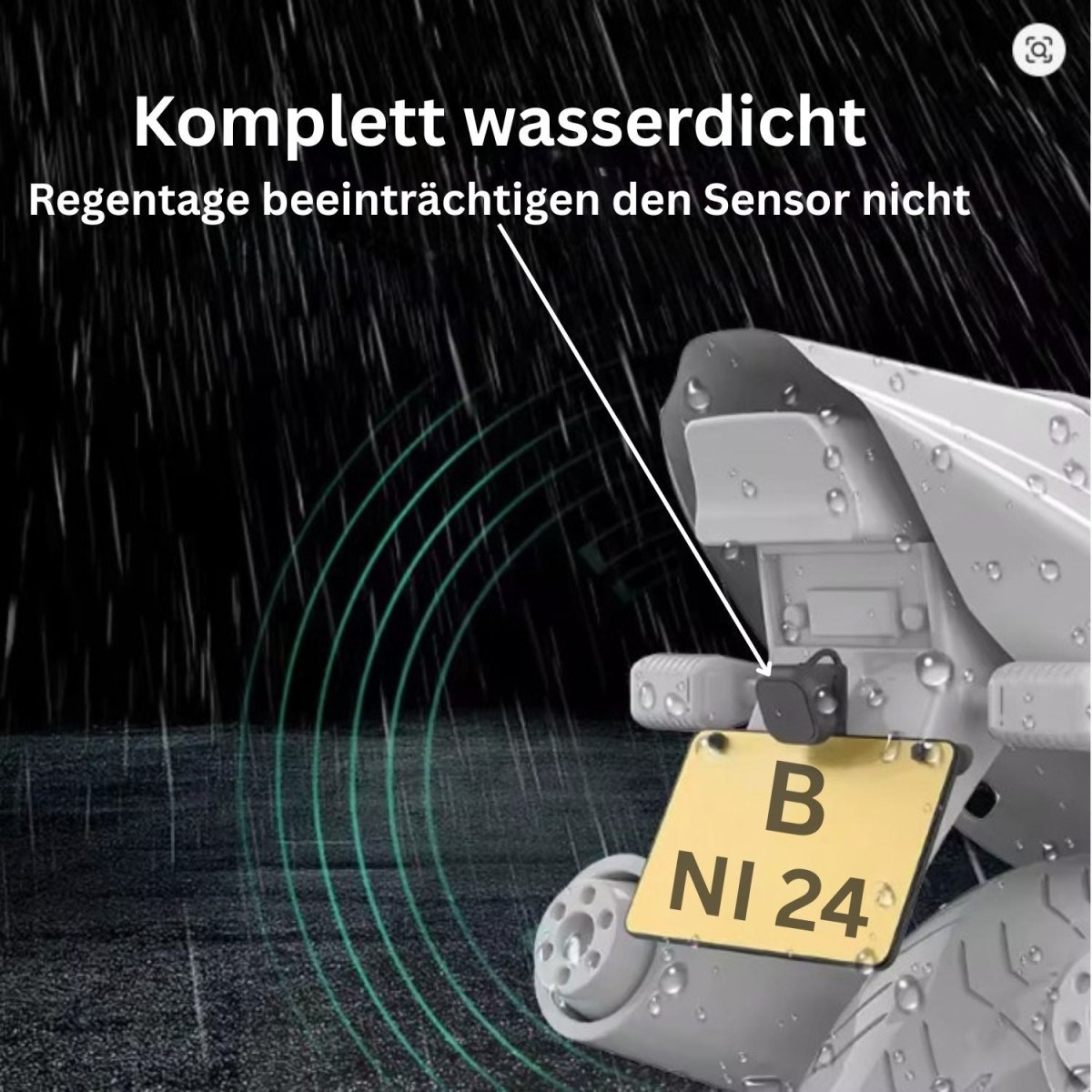 Elebest Toter-Winkel-Sensor mit LED-Anzeige am Lenker