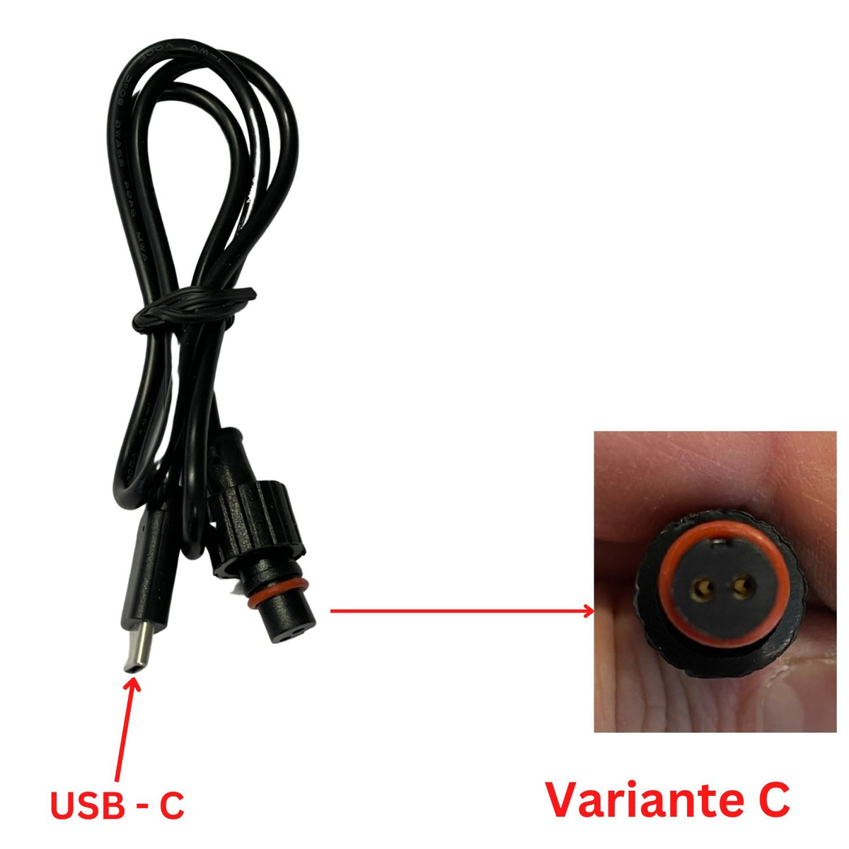 USB-Kabel Motorrad-Navigationsgerät Stromversorgung Navigationsgerätt USB-C